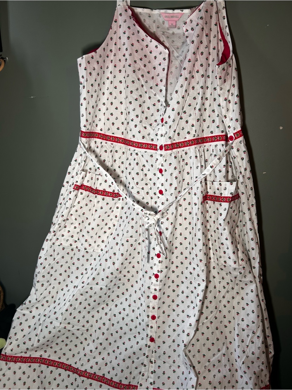 Summer White Button Down Dress
